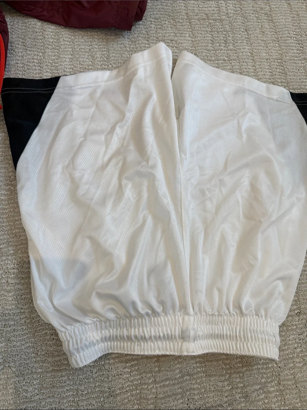 Nike Men’s White Athletic Shorts with Black Accents